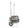 Carro Housekeeping Cinza Portátil H-Cube Trail 